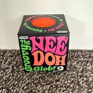 Groovy NeeDoh Glob! Orange & Pink Stress Toy